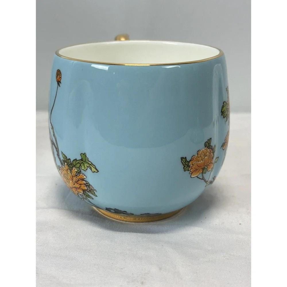 Lady Turquioa Bowlset from Banquet of G20 Summit 2016 4 Pc Tea Set Saucer Lid